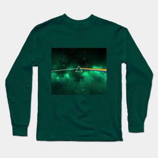 Pink Floyd Dark Side of the Moon Space Green Long Sleeve T-Shirt